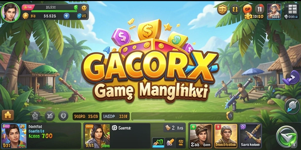 Screenshot GACORX menampilkan gameplay yang menarik dan penuh warna.