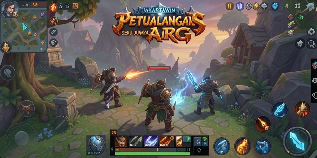 Tampilan gameplay <strong>JAKARTAWIN</strong> yang penuh aksi dan petualangan.
