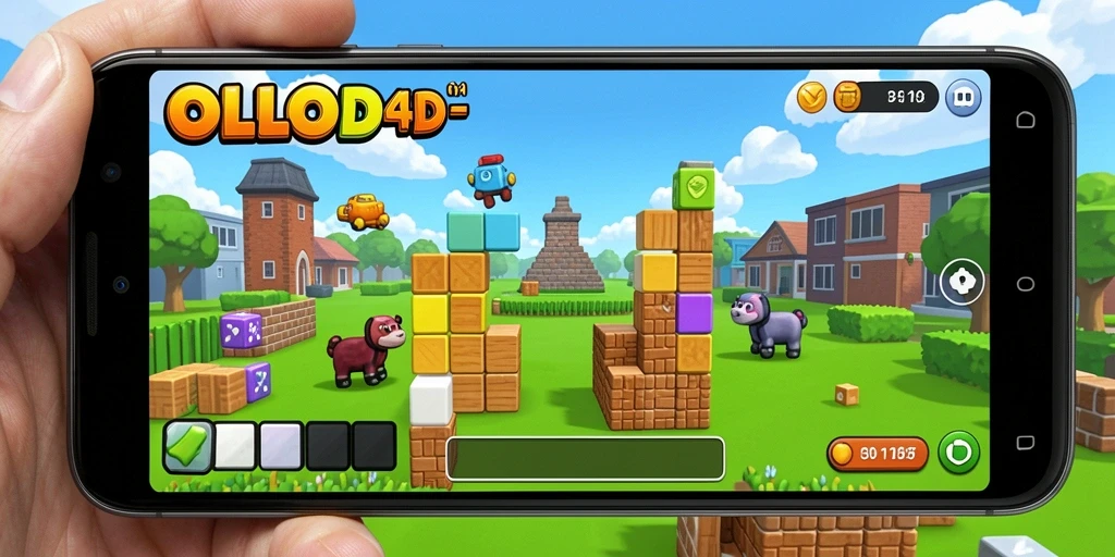 Tampilan gameplay OLLO4D yang menarik dan menantang.