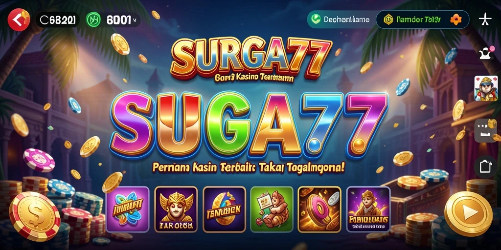 Screenshot SURGA77 menampilkan gameplay Kasino yang mengasyikkan dan penuh aksi.